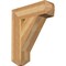 Ekena Millwork Traditional Craftsman Rough Sawn Bracket, Western Red Cedar, 6"W x 22"D x 26"H BKT06X22X26TRA04RWR - alternate 1